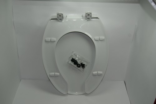 Asiento ancho bla, c tapa p inodoro 