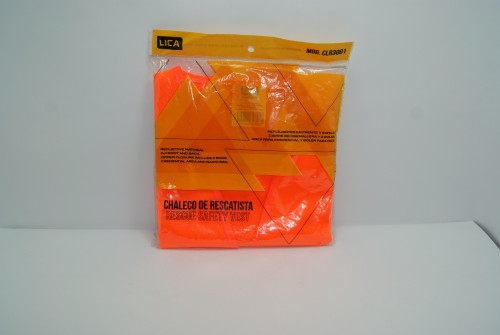 Chaleco lica naranja c/ref